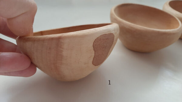 Cuenco madera abedul redondeado - Imagen 4