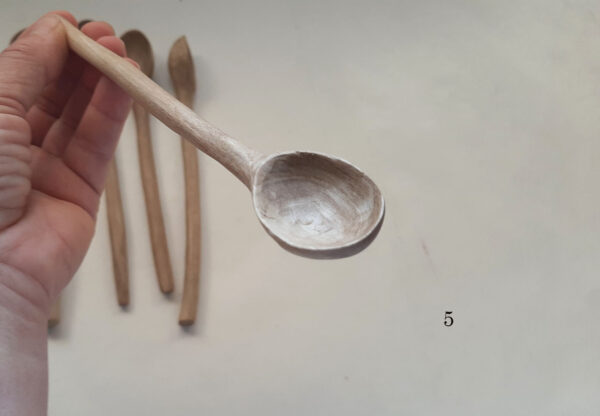 Cuchara madera nogal corta - Imagen 10
