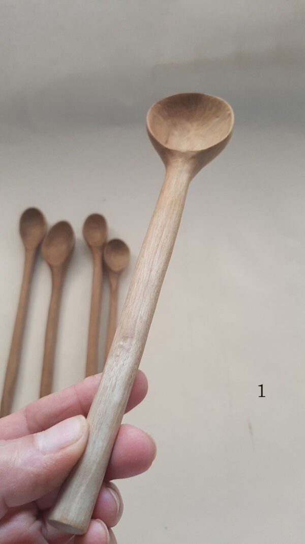 Cuchara madera nogal corta - Imagen 6