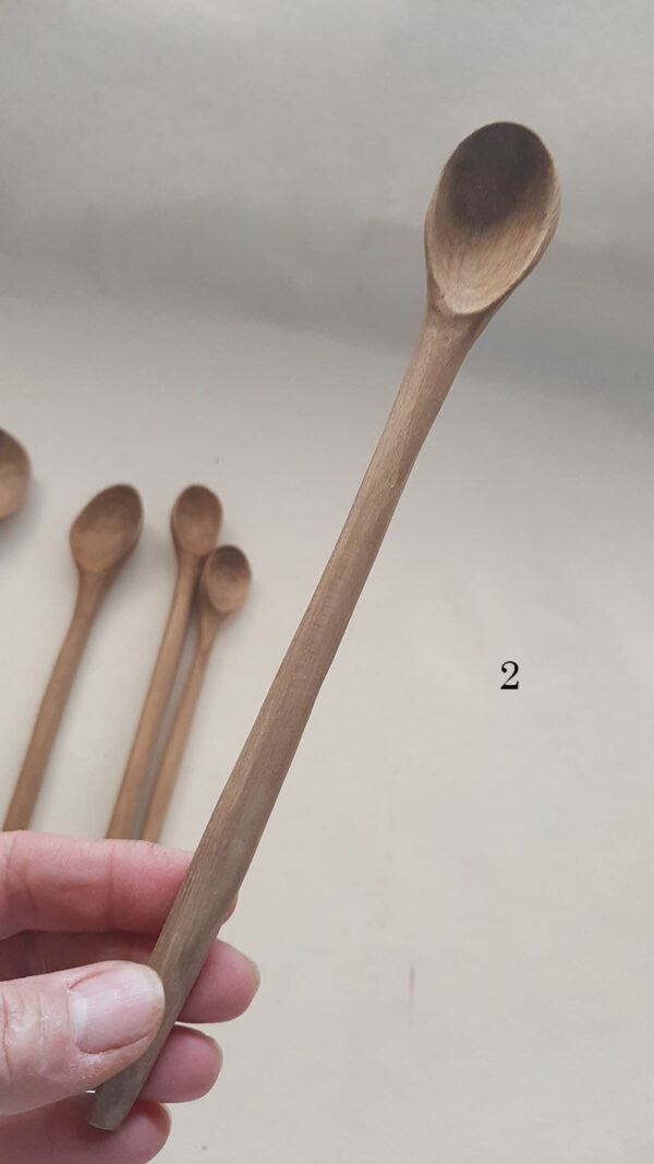 Cuchara madera nogal corta - Imagen 7