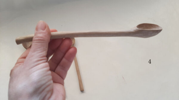 Cuchara madera nogal corta - Imagen 9