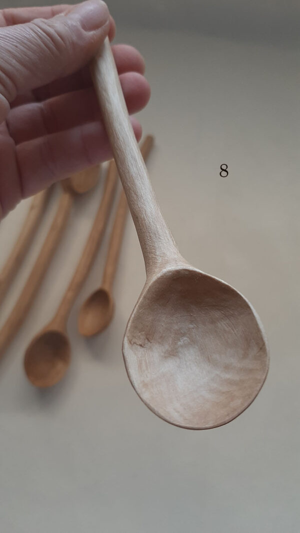 Cuchara redonda madera olivo - Imagen 11