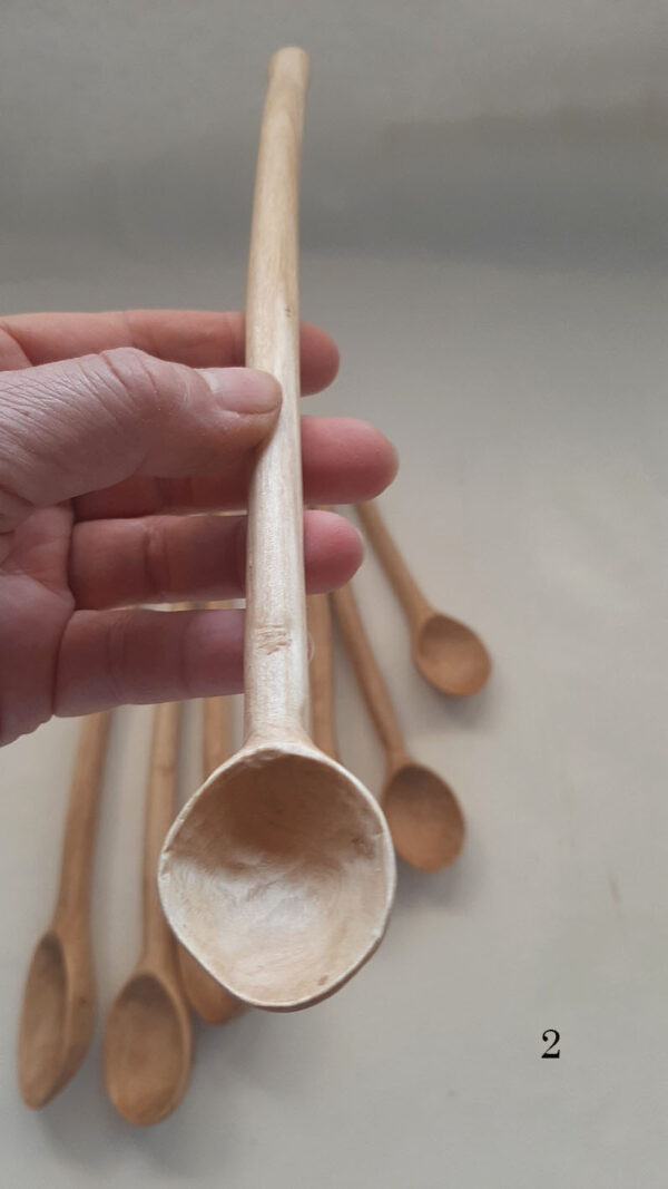 Cuchara redonda madera olivo - Imagen 5