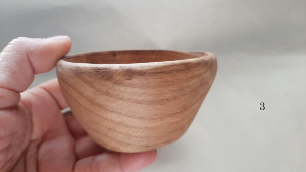 Cuenco madera castaño viejo - Imagen 6