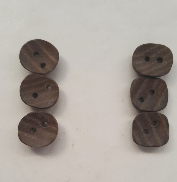 Juego botón madera fresno. Gris - Imagen 2