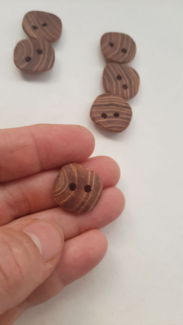 Juego botones madera olmo - Imagen 5