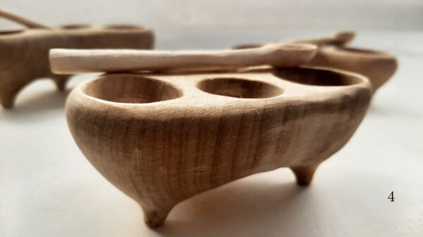 Especiero madera de abedul con cuchara - Imagen 10