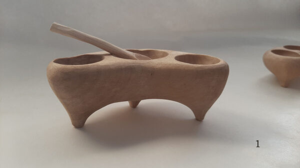 Especiero madera de abedul con cuchara - Imagen 5