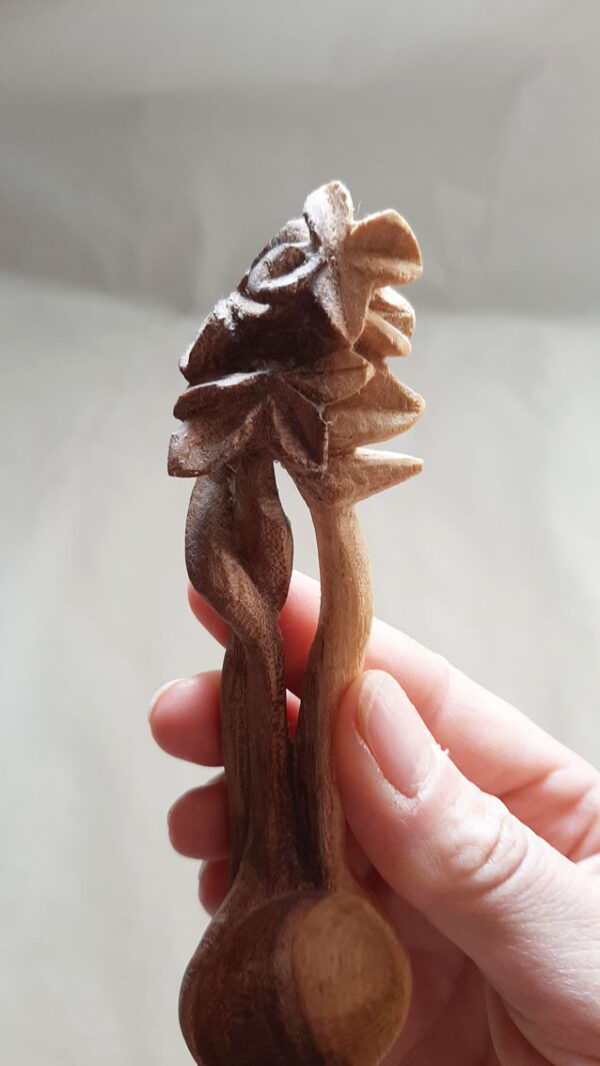 Cuchara madera olmo Flores - Imagen 8