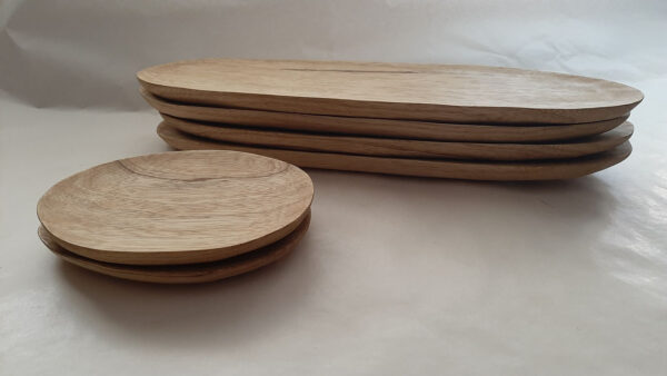 plato plano madera limba