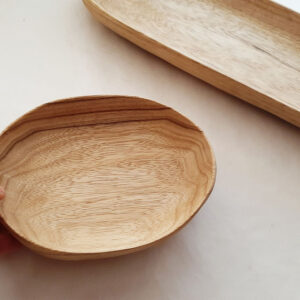 Plato trípode madera limba