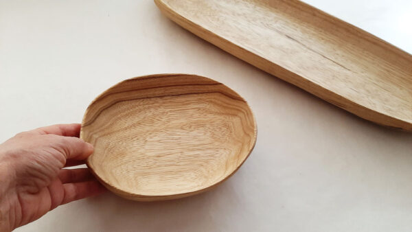 Plato trípode madera limba